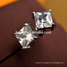 Fine Nice Pure 925 Sterling Silver zircon stud earring in Alibaba.com